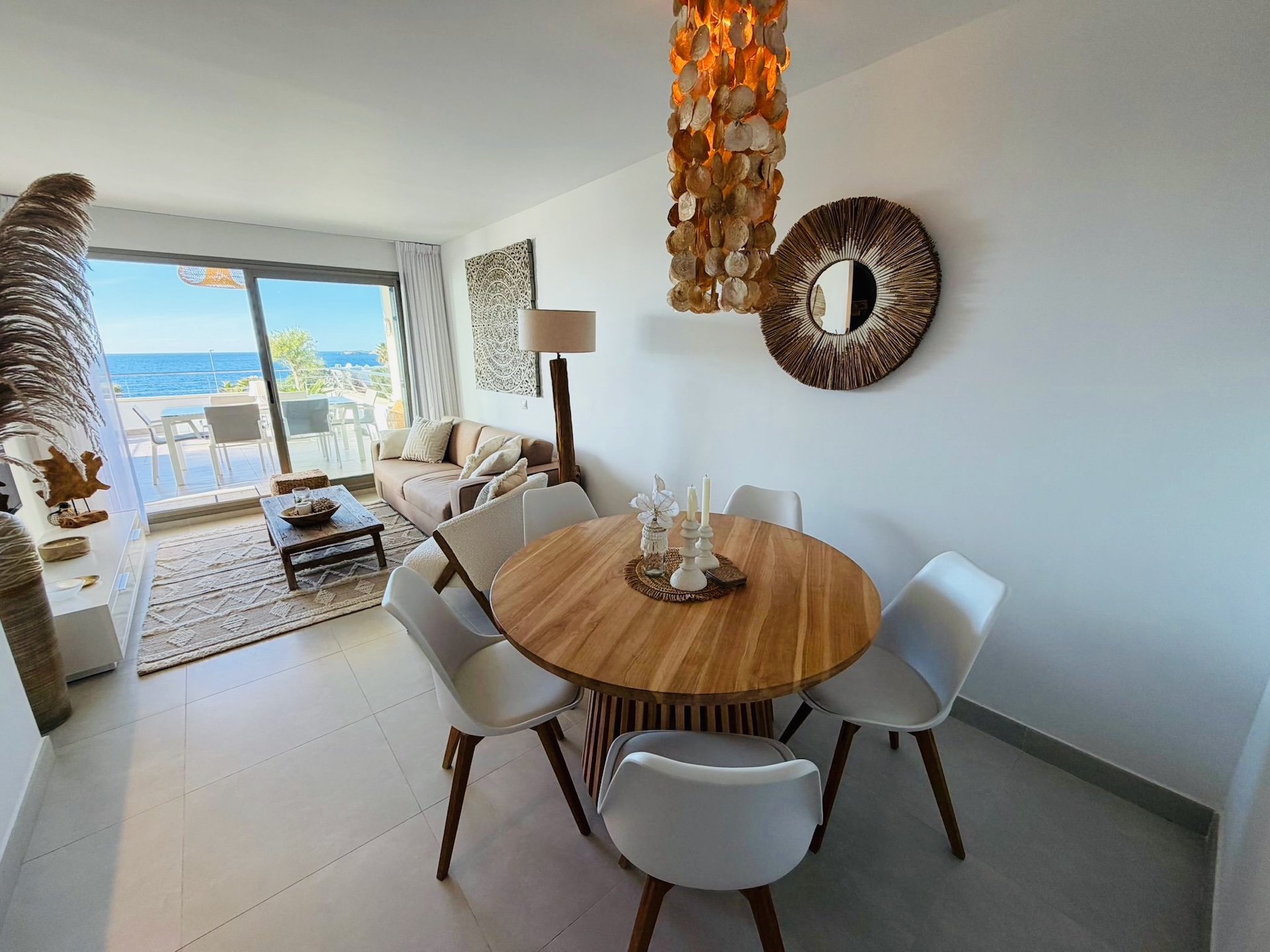 Resa Estates Ibiza Cala Tarida sea views apartment te koop dining .jpeg
